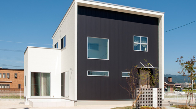 高木瀬町 Cube-Style 建売住宅の外観写真