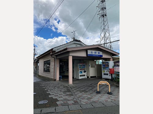 西鉄甘木線北野駅