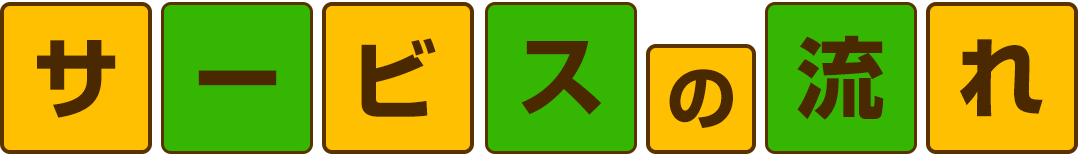 サービスの流れ