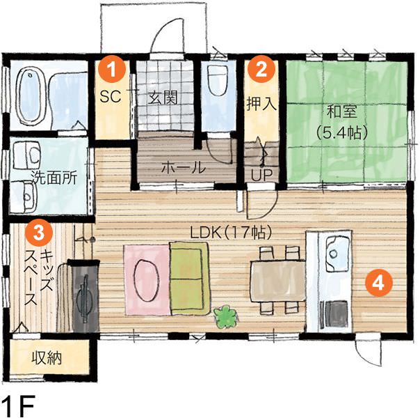 1F間取り図