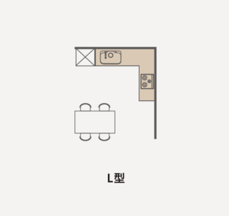 レイアウト L型